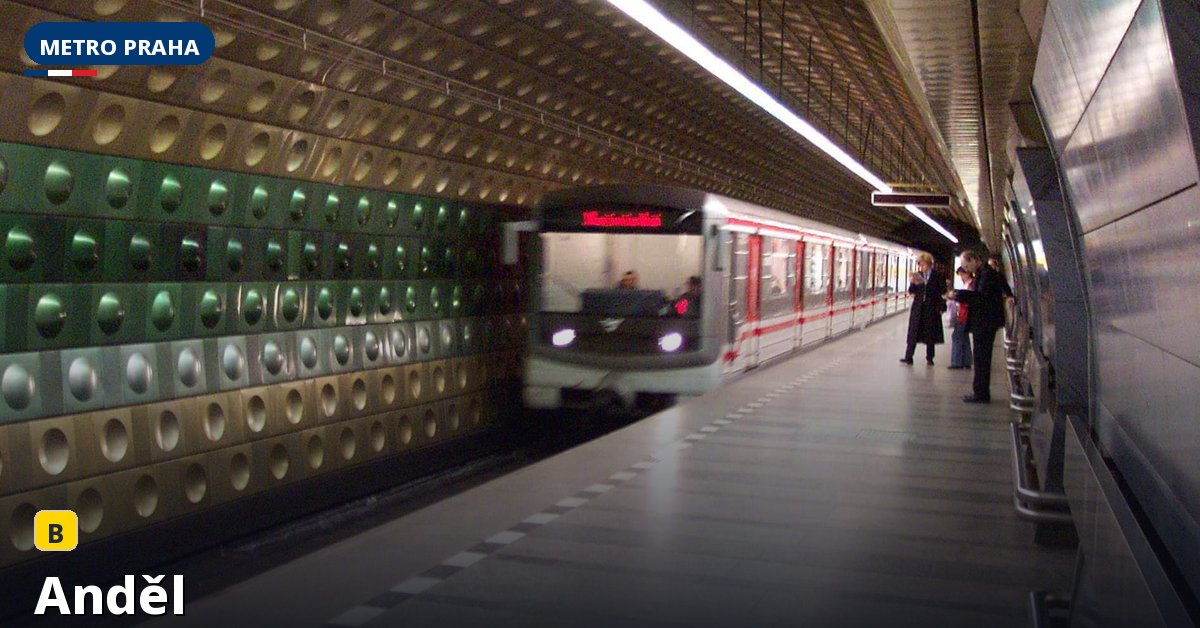 Stanice Anděl — Metro Praha