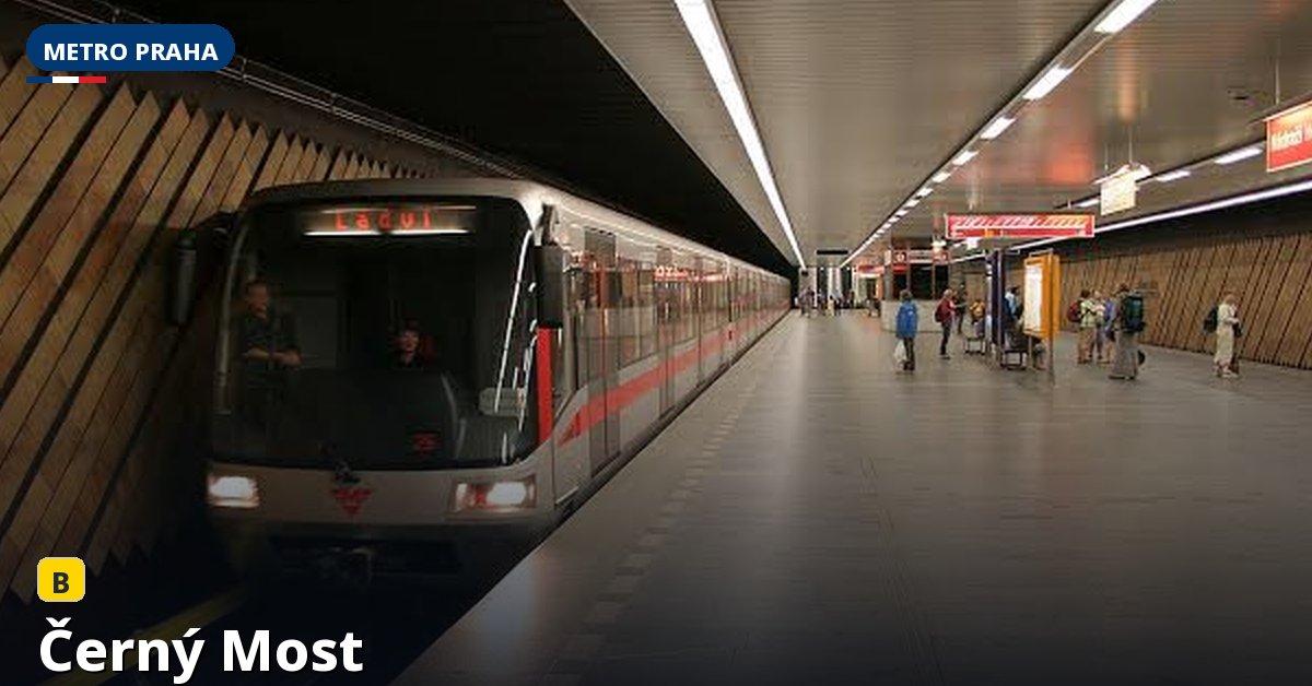 Stanice Černý Most — Metro Praha
